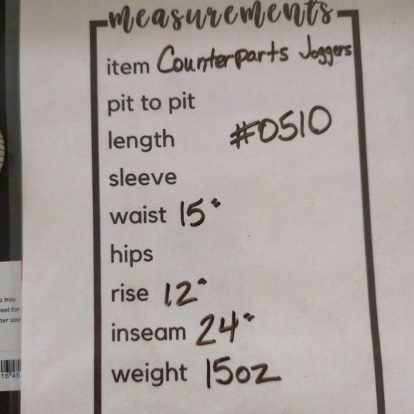 Counterparts Pants Blue Athletic Woman's Size‎ Small Elastic Waist Drawstring - Picture 7 of 11